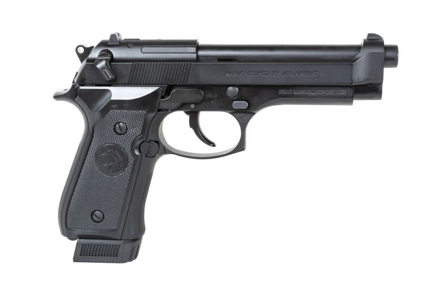 Страйкбольный пистолет ICS BLE-BM9 Dual Power airsoft pistol Black (with CO2 magazine) 33373 фото