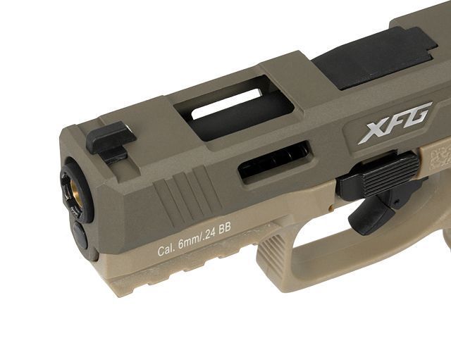 Страйкбольный пистолет ICS BLE-XFG GBB Tan 14714 фото