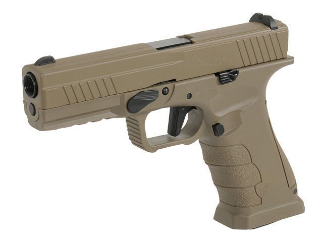 Страйкбольний пістолет APS XTP Xtreme Training Pistol Green Gas Desert 19068 фото