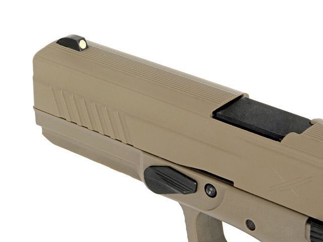 Страйкбольний пістолет APS XTP Xtreme Training Pistol Green Gas Desert 19068 фото