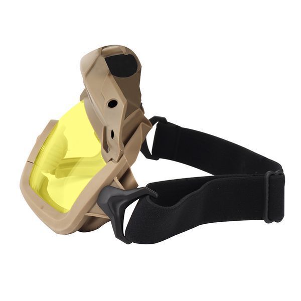 Окуляри-маска для шолома Wosport Tactical Multidimensional Split Goggle Tan 28853 фото