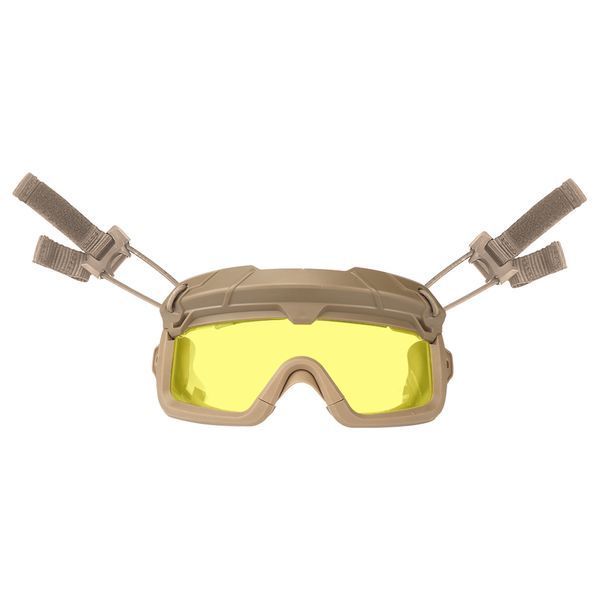 Окуляри-маска для шолома Wosport Tactical Multidimensional Split Goggle Tan 28853 фото