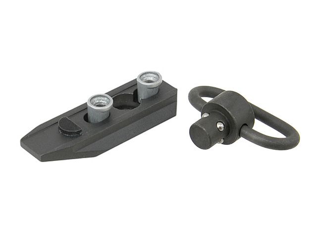 Антабка Big Dragon QD Sling Mount W/Swivel For Key-Mod Black 28101 фото