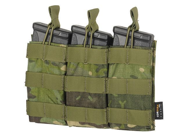 Підсумок 8Fields Premium Open Top Triple 5.56 Mag Pouch Multicam Tropic 25866 фото