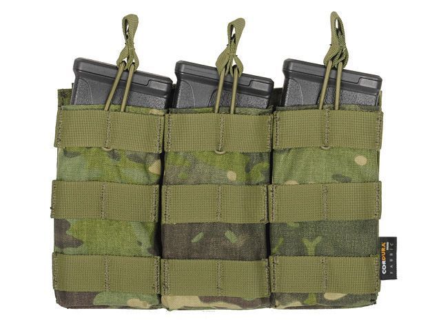 Підсумок 8Fields Premium Open Top Triple 5.56 Mag Pouch Multicam Tropic 25866 фото