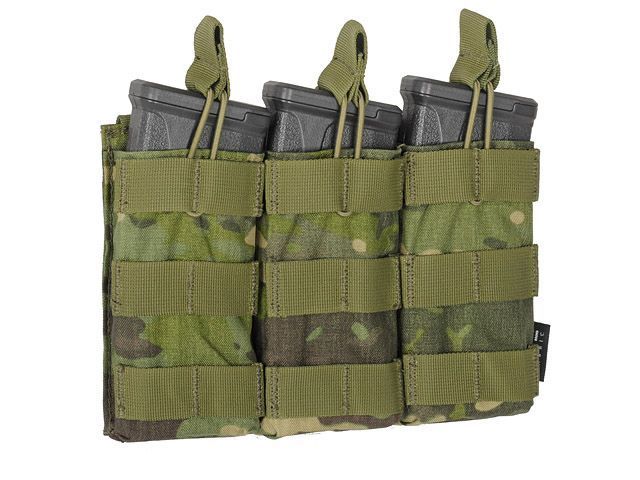 Підсумок 8Fields Premium Open Top Triple 5.56 Mag Pouch Multicam Tropic 25866 фото