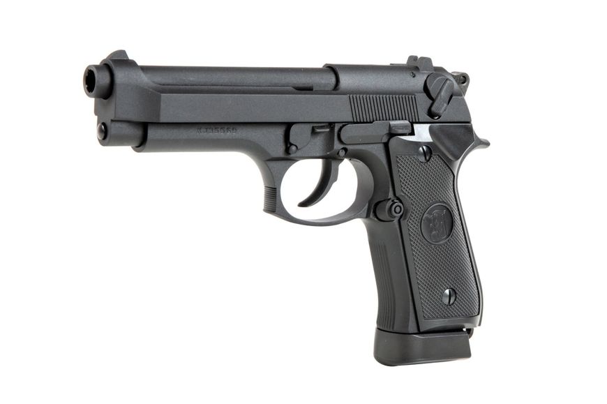 Страйкбольний пістолет KJW Beretta M9 CO2 Black 30735 фото