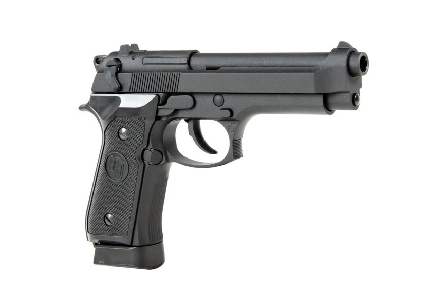 Страйкбольний пістолет KJW Beretta M9 CO2 Black 30735 фото