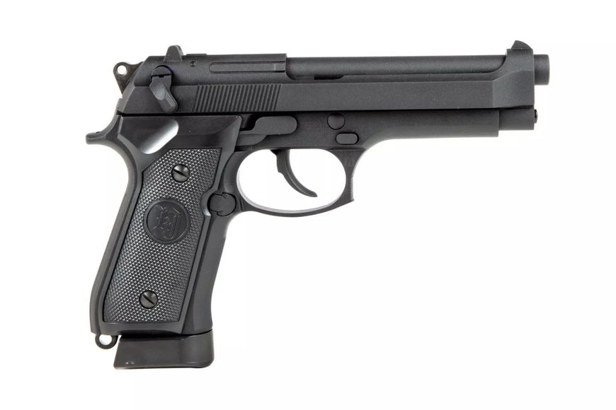 Страйкбольний пістолет KJW Beretta M9 CO2 Black 30735 фото