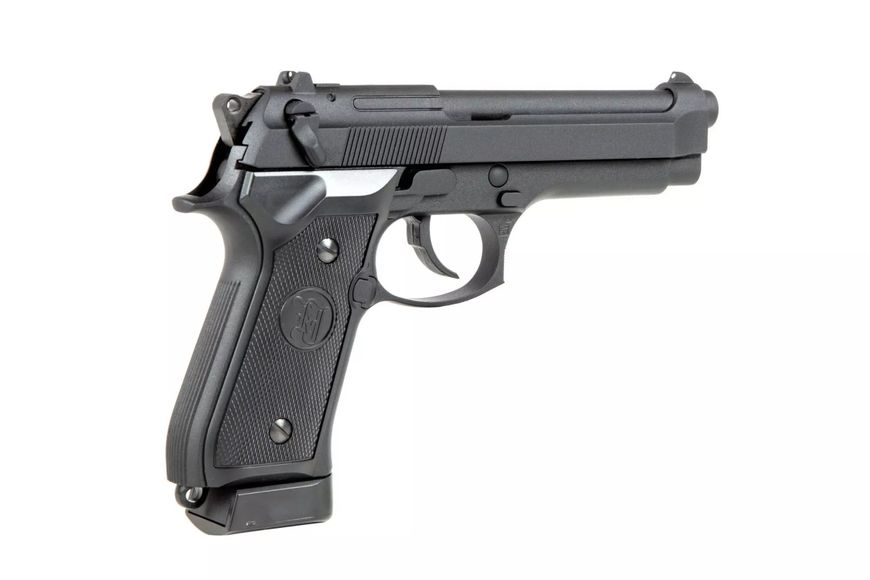 Страйкбольний пістолет KJW Beretta M9 CO2 Black 30735 фото