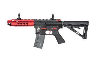 Страйкбольна штурмова гвинтівка Specna Arms M4 CQB SA-B121 Red Edition Red/Black 14294 фото