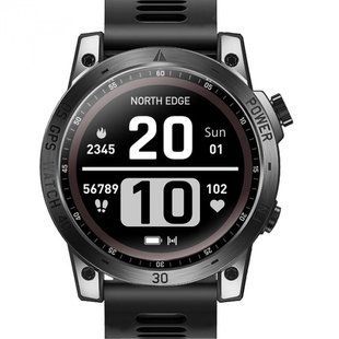 Розумний годинник North Edge CrossFit GPS з компасом Black 29497 фото