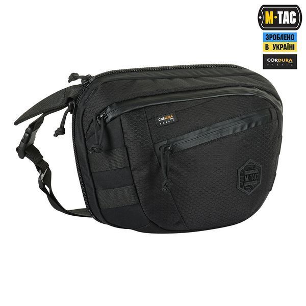 Сумка поясная M-Tac Sphaera Hex Hardsling Bag Large Elite Black 29520 фото