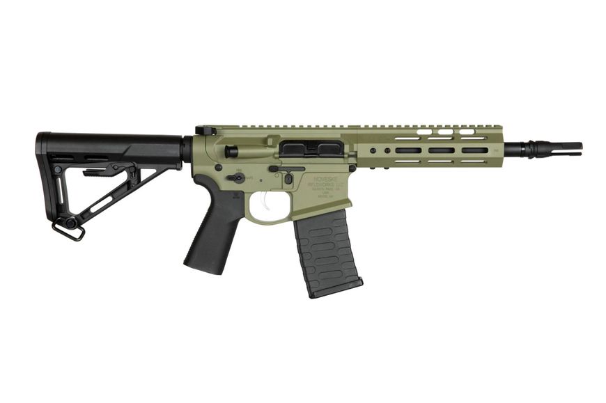 Страйкбольна штурмова гвинтівка APS Noveske 7.94'' Gen 4 SBR Green 31397 фото