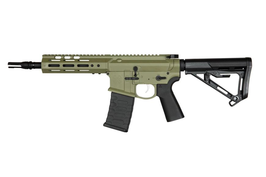 Страйкбольна штурмова гвинтівка APS Noveske 7.94'' Gen 4 SBR Green 31397 фото