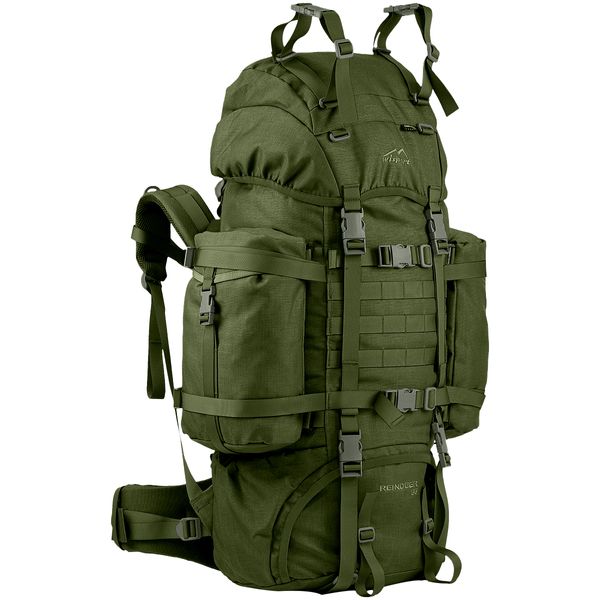 Рюкзак тактичний Wisport Reindeer 55 л Olive Green 5843 фото