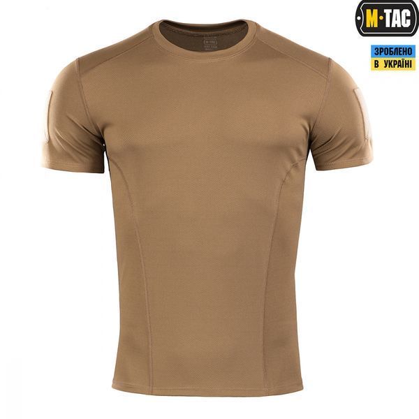 Футболка M-Tac Потовідвідна Athletic Velcro Coyote Brown Size S 13990-s фото