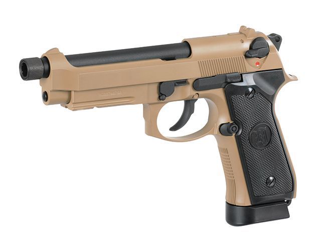 Страйкбольний пістолет KJW Beretta M9A1 CO2 Tan 14719 фото