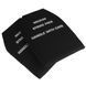 Імітація бронепластин Wosport SAPI Plate Dummy Set Large Black 33906 фото 4