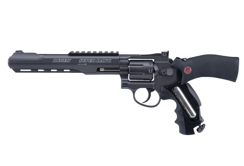 Страйкбольний револьвер Umarex Ruger SuperHawk 8" CO2 Black 14911 фото