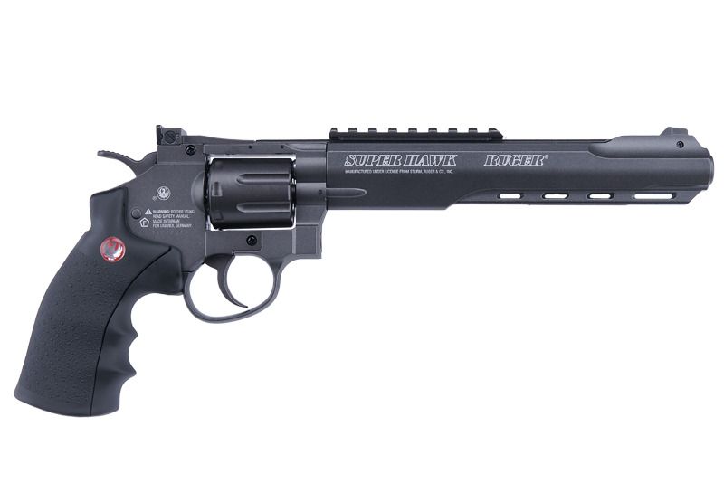 Страйкбольний револьвер Umarex Ruger SuperHawk 8" CO2 Black 14911 фото