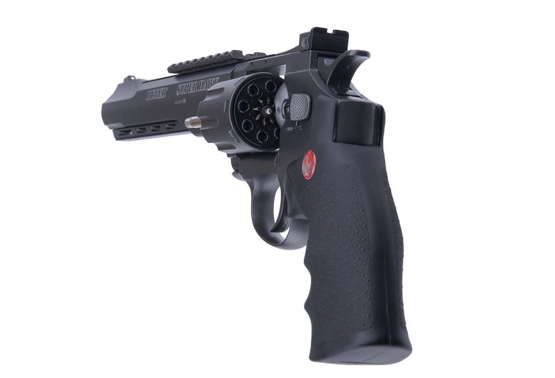 Страйкбольний револьвер Umarex Ruger SuperHawk 8" CO2 Black 14911 фото