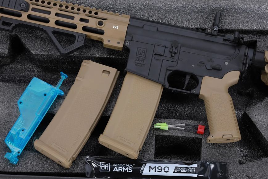 Страйкбольна штурмова гвинтівка Specna Arms SA-E20 EDGE HAL 2 ETU Gen. 2 Half-Tan 34346 фото