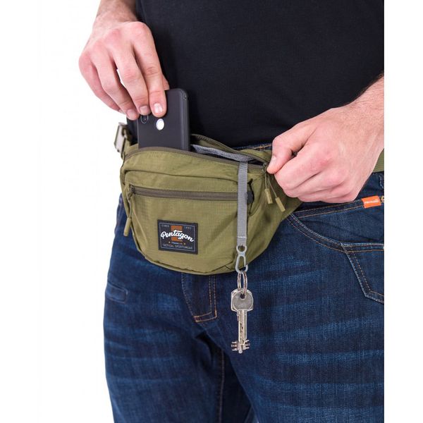 Сумка поясна Pentagon Minor Travel Pouch Olive 25650 фото