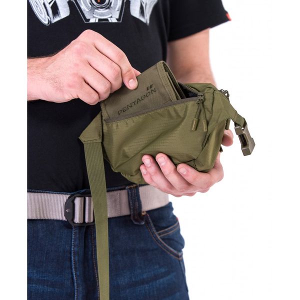 Сумка поясна Pentagon Minor Travel Pouch Olive 25650 фото