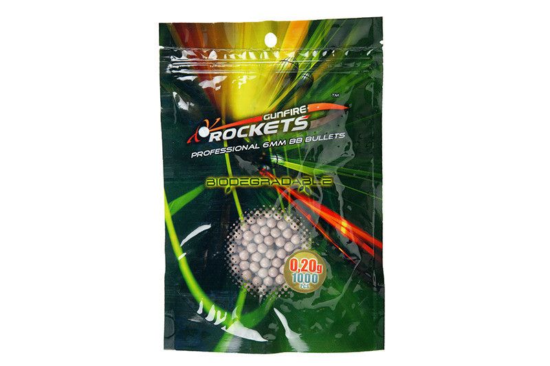 Страйкбольні кулі Rockets Professional BIO 0.20Bbs 1000szt 9966 фото