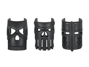Накладки на магазиноприймач Kublai Ornamental Replaceable Mask Grip Set 3pcs Black 14495 фото