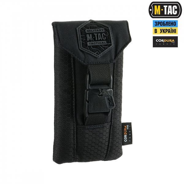 Подсумок M-TAC Для Телефона Elite Medium Hex Black 19458 фото