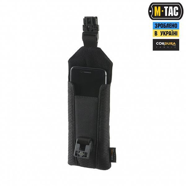 Подсумок M-TAC Для Телефона Elite Medium Hex Black 19458 фото