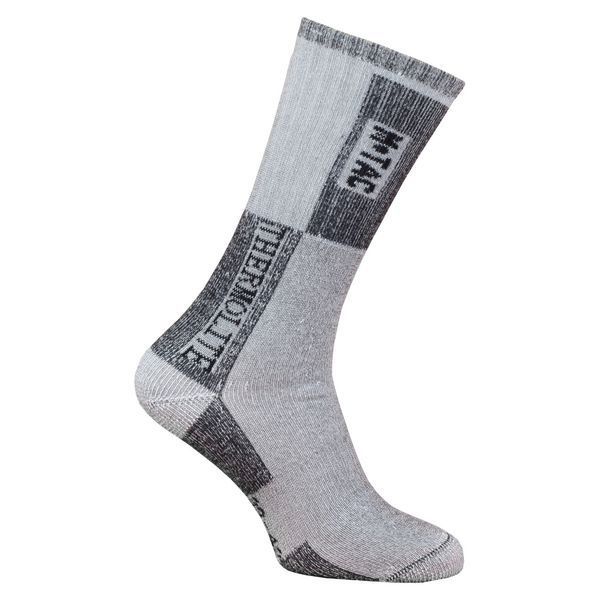 Шкарпетки зимові M-TAC THERMOLITE 80% GREY Size 35-38 10247-35-38 фото