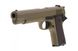 Страйкбольний пістолет Cyma Colt 1911 CM.123 AEP Tan 21954 фото 6