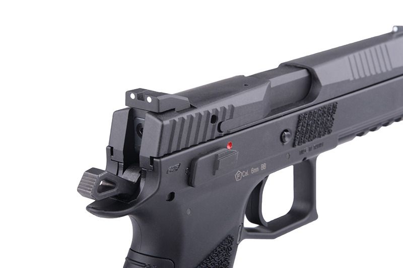 Страйкбольний пістолет ASG CZ P-09 GBB Black 12610 фото