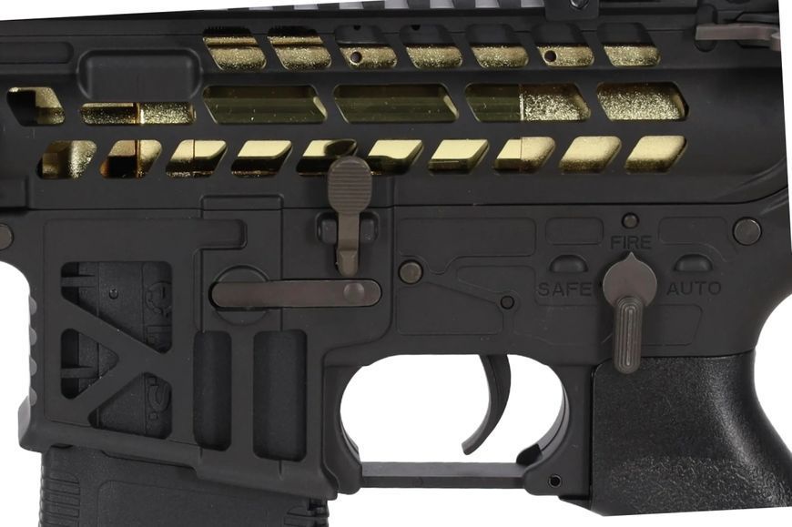 Страйкбольна штурмова гвинтівка King Arms M4 TWS M-Lok Ver. 2 Limited Edition Rifle Black 34162 фото