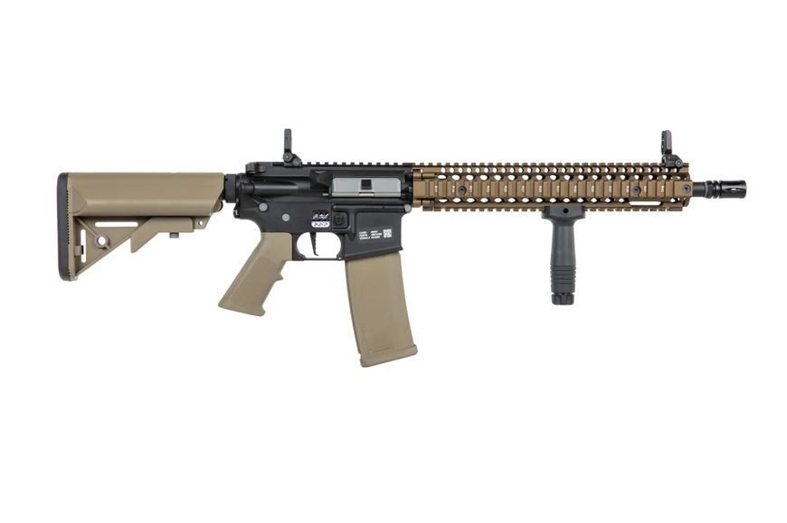 Страйкбольна штурмова гвинтівка Specna Arms Daniel Defense MK18 SA-P26 Prime HAL ETU with brushless motor Chaos Bronze 33279 фото