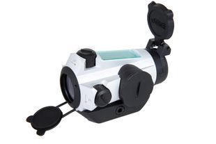 Коліматор JJ Airsoft Red Dot Sight xFORCE XTSP Solar with low mount Silver 35552 фото
