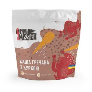 Каша гречана з курячим філе Food Mission 31892 фото