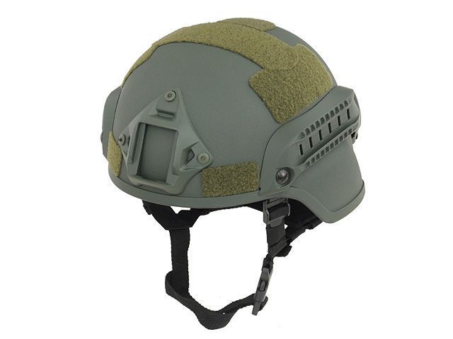 Шолом страйкбольний 8Fields Ultra Light Spec-Ops MICH Mid-Cut Olive 15510 фото