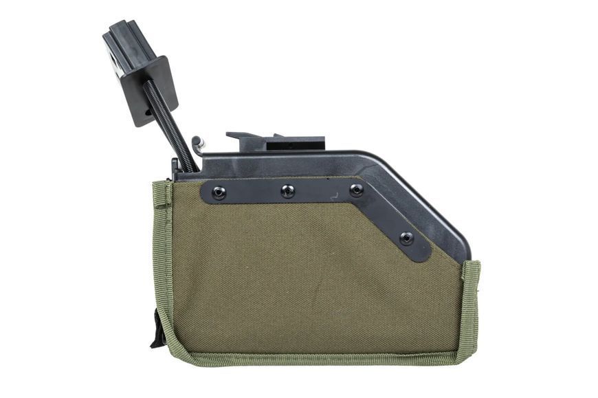 Магазин страйкбольный механический Specna Arms 1500 BBs for SA-249 Olive 34081 фото