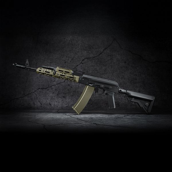 Страйкбольна штурмова гвинтівка Specna Arms x КРУК SA-PJ13 PRIME Aster ETU BLDC Olive 33968 фото