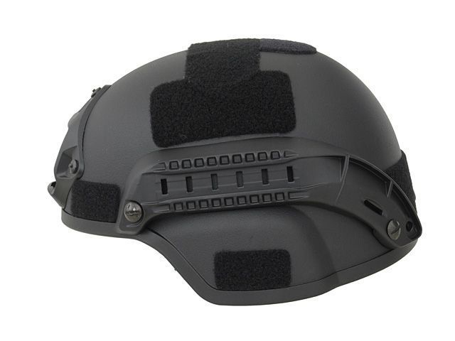 Шолом страйкбольний 8Fields Ultra Light Spec-Ops MICH Mid-Cut Black 15511 фото