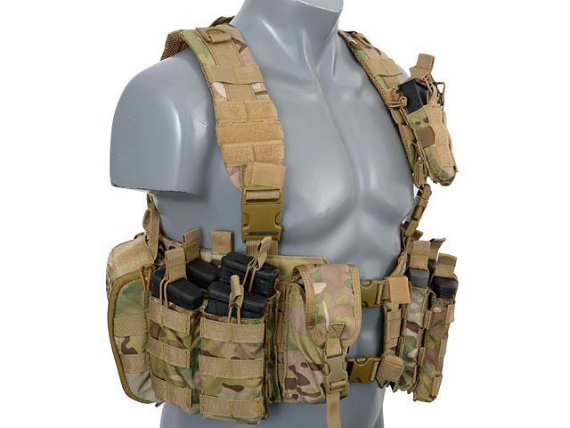 Розвантажувальний жилет 8Fields Chest Harness Split Front Multicam 24203 фото