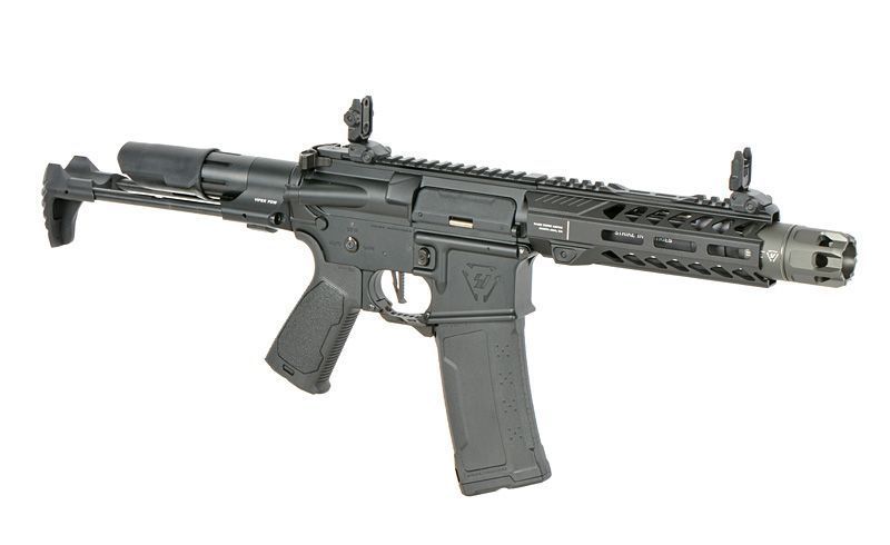 Страйкбольна штурмова гвинтівка Cyma Platinum 7" Raiders CQB AEG Rifle Black 33290 фото