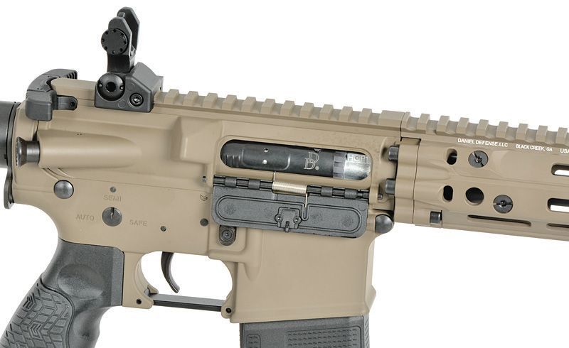 Страйкбольна штурмова гвинтівка Cyma Platinum Daniel Defense M4A1 RIII 14.5" Tan 33134 фото