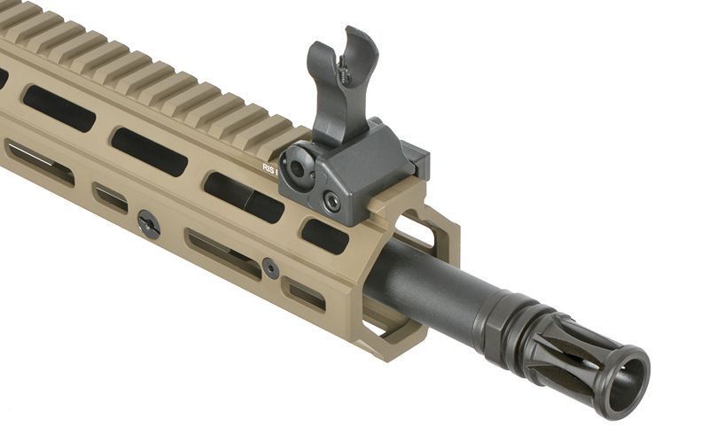 Страйкбольна штурмова гвинтівка Cyma Platinum Daniel Defense M4A1 RIII 14.5" Tan 33134 фото