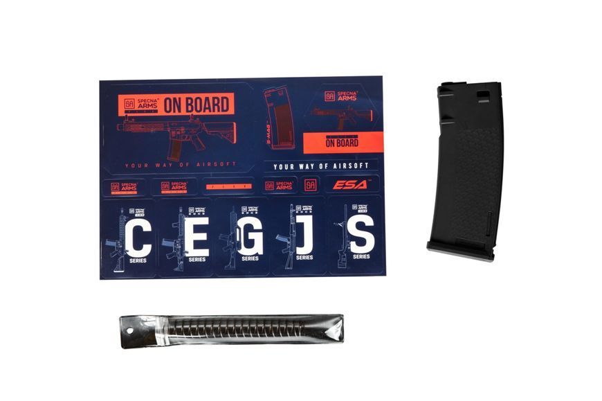 Страйкбольна штурмова гвинтівка Specna Arms M4 SA-F01 Flex X-ASR R Black 32973 фото