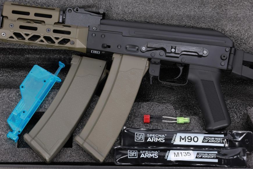Страйкбольна штурмова гвинтівка Specna Arms x КРУК SA-PJ13 PRIME Aster ETU BLDC Olive 33968 фото